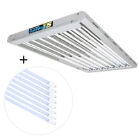 LightWave T5 8x54 W + 4-pack LED-lysrör